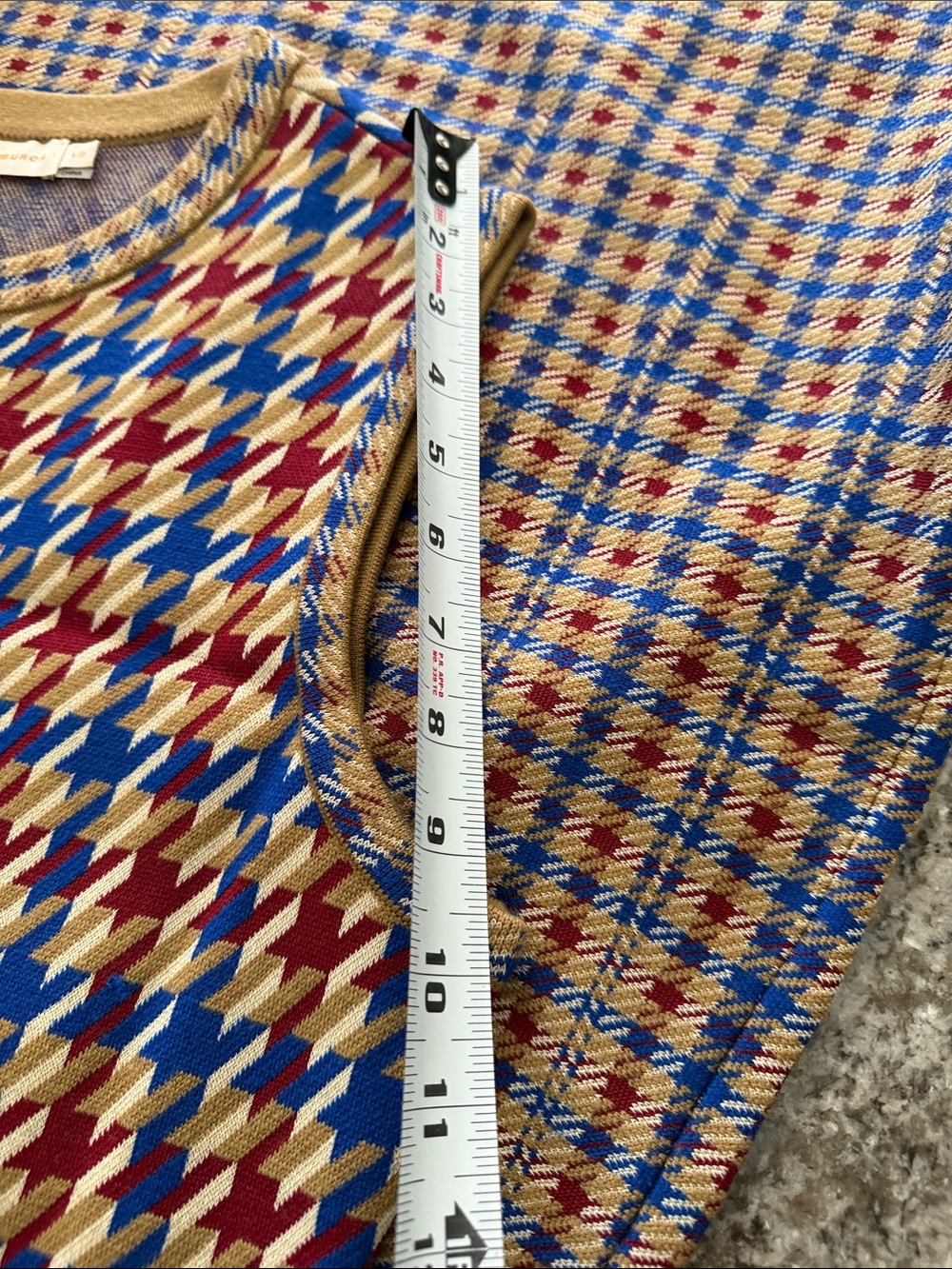 NWOT Tory Burch Houndstooth Dress L - Picture 7 of 7